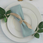 Restly Medžiaginė servetėlė dangaus mėlyna 40x40 (10 vnt.)