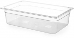 Skaidrus polikarbonatinis GN konteineris GN 1/1 H 200 mm - Hendi 861202