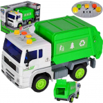 Malplay Žaislinis automatinis &scaron;iuk&scaron;liavežis su atidaromu konteineriu, 1:20