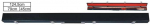 Lagaminėlis snukerio lazdai Standard, 3/4, 124cm