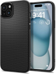 Dėklas Spigen Liquid Air for iPhone 15 Matte juodas
