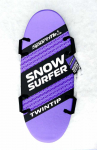 Sportme Snow Surfer Twintip 115 - kahden istuttava liukuri, violetti