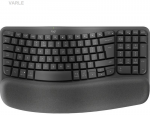 Logitech Wave Keys Belaidė klaviatūra, RF belaidė + Bluetooth, US Int + UKR, Graphite