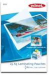 Ednet Laminating Pouches for A5, 125 mic., 154x216mm, 25pcs, 91531