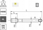 Fanar SIELAS M12 DIN-376B (6H) HSSE HL INOX