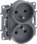 Legrand Nlonoe Selection Nest 2 x 2p + su (su anga, varžtai) plienas 762342