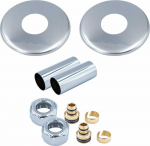 Varioterm Cover komplektas, vienos rozetės 3/4 PEX chromas