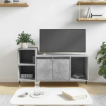 TV staliukas Televizoriaus spintelė, betono pilka, 100x35x55cm, mediena