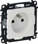 Legrand 753185 VALENA LIFE Lizdas pojedyncze su/u 2P+Z balta 753185