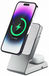 Įkroviklis Alogic Alogic Universal Ladeger&auml;t 2 in 1 mit Halterung mag. baltas
