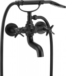 Vonios mai&scaron;ytuvas su du&scaron;o komplektu Deante Temisto BQT_N11D, Nero