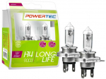 M-TECH Lemputės H4 Powertec Long Life 12V DUO
