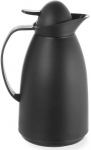 Termosas su stikliniu įdėklu kavai ir arbatai, juodos talpos 1L &ndash; Hendi 449608