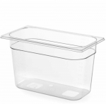 Skaidrus polikarbonatinis GN konteineris GN 1/3 auk&scaron;tis 65 mm - Hendi 861530