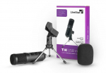 Kompiuterio priedas LiveStar TIK USB mikrofonas su stoveliu