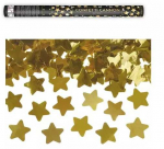 Party Deco Konfeti patranka su auksinėmis žvaigždutėmis 60cm 1 vnt