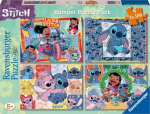 Ravensburger Dėlionė 4x100vnt. - Disney Stičas