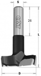 Furnitūros skylių grąžtas CMT; S=10 mm; D=20 mm