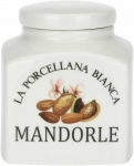 LA PORCELLANA BIANCA CONSERVA Migdolų indelis 500 ml