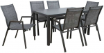 Lauko baldų komplektas Sodo baldų komplektas DELGADO stalas ir 6 kėdės