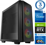 Stacionarus kompiuteris INTOP AQUA i7-14700F 16GB DDR5 500SSD M.2 NVME RTX3050 6GB WIN11 (RW35339WH)