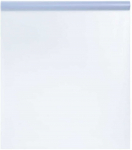 Langų plėvelė, skaidri pilka, 90x2000cm, PVC, statinė, matinė