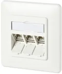 METZ CONNECT C6Amodul 3 Port 180&deg;M UP grynai baltas