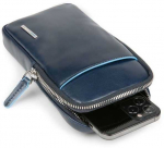 Piquadro, Piquadro, Leather Wallet, Phone Holder, 42023100, Juodas, For Men