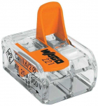 Laidų jungės Wago 221-412, 2 x 0,2&ndash;4 mm&sup2;, 20 vnt.