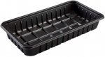 Abena Padėklas P2273-43A 1265 ml 273x146x43 mm PP juodas, 208 vnt./dėž.