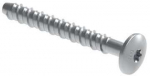 Walraven betonsraigtis 6x60 &Oslash;17 mm - galvanizuotas, plok&scaron;čias, torx 30, įtrūkusiam/neįtrūkusiam betonui. 100 vnt./dėžėje.