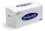 Multi Servetėlės BulkySoft, 33x33 cm, viensluoksnės, baltos, 500 vnt./pak.