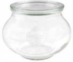 Multi Lakuotos stiklinės Weck Schmuck 1062ml &Oslash;14.4xH11cm su dangteliu Stiklinės, 4 vnt./dėžutėje