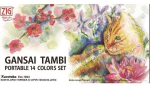 ZIG GANSAI TAMBI Portable 14 spalvų rinkinys