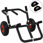 Baidarės vežimėlis, aliuminis, sulankstomas, 90kg