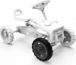 Berg Wheel 9x2 Cross - Pilkas/Juodas Front Right