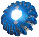 Blyksinti mini LED įspėjamoji lemputė (mėlyna)