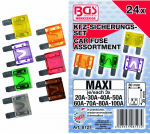Bgs Technic Automobilių saugiklių asortimentas | Maxi | 24 vnt. (8127)