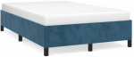 Lova Lovos rėmas be čiužiniu, tamsiai mėlynas, 120x190 cm, aksomas