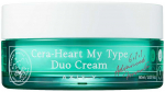 AXIS-Y Cera Heart My Type Duo Cream Drėkinamasis veido kremas, 60 ml