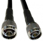 Hismart Kabelis LMR-400, 1m, N-male į N-male