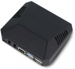 Argon40 Argon ONE V3 M.2 NVMe PCIe korpusas skirtas Raspberry Pi 5 - su ventiliatoriumi ir radiatoriumi - aliuminis - juodas