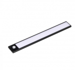 V-tac 2,5W LED įkraunamas linijinis pavir&scaron;inis &scaron;viestuvas, 60cm, juodas, 3000K, su judesio davikliu