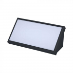 V-tac 20W LED sieninis lauko &scaron;viestuvas, juodas, 6400K