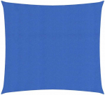 Burė nuo saulės, mėlyna, 3x3m, HDPE, 160g/m&sup2;, kvadratinė