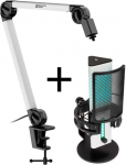 Endgame Gear MICARM + XSTRM USB Mikrofonas - baltas