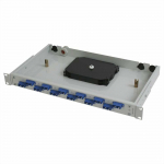 Telegaertner TELEGAERTNER LWL Patchpanel 19 colių 12xSC dvipusis 1U sujungimo dėžutė - 6005-11-26