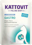 Drėgnas Kačių Maistas - Kattovit Feline Diet Gastro antiena Su Ryžiais 85g