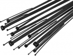 Kabelio rai&scaron;teliai 9x450mm juodi