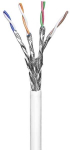 Goobay CAT 6 tinklo kabelis, S/FTP (PiMF), baltas, 100 m, 100 m, Cat6, S/FTP (S-STP), baltas